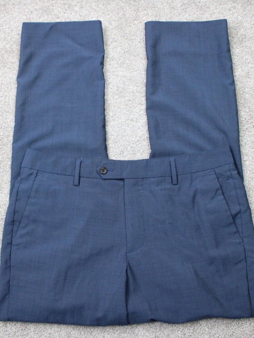 Bonobos Pants Mens 33x30 Blue Slim Fit Vitale Barberis Canonico Wool & Mohair